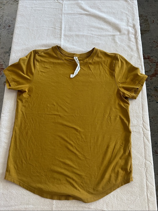 lululemon athletica Tops - Lululemon Love short sleeve in Mustard